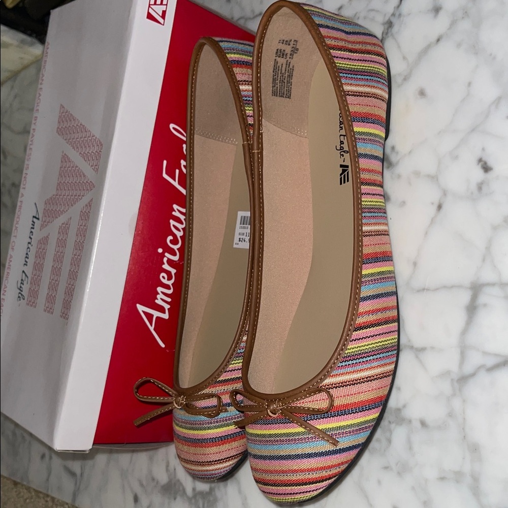 American Eagle Outfitters Striped Women's Flats